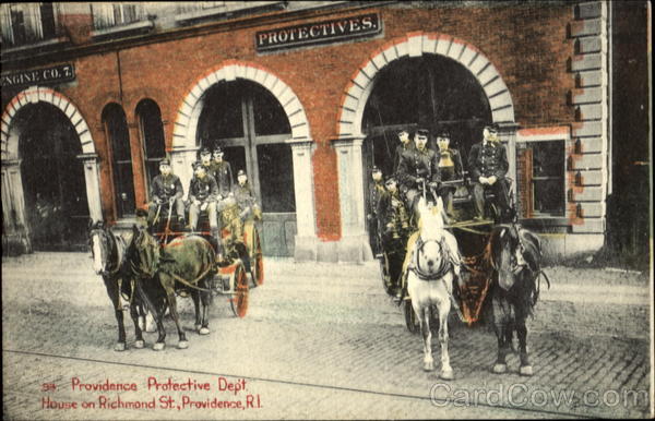 Providence Protective Dept, House on Richmond St. Rhode Island