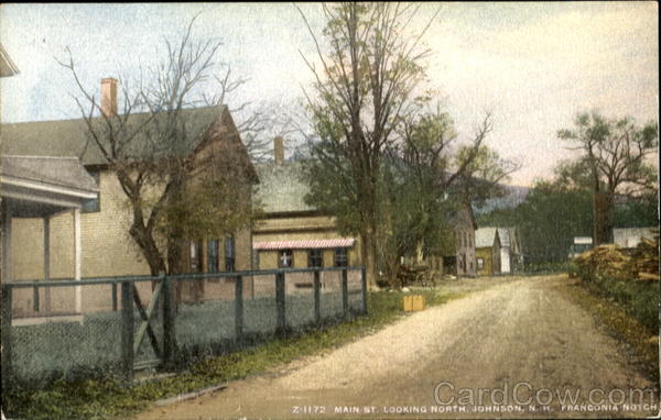 Main Street Looking North, Johnson Franconia Notch New Hampshire
