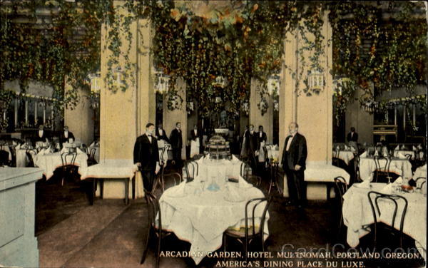 Arcadian Garden Hotel Multnomah Portland Oregon