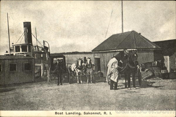 Boat Landing Sakonnet Rhode Island