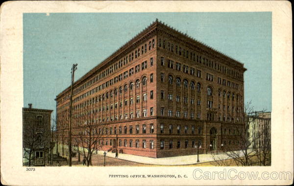Printing Office Washington District of Columbia Washington DC