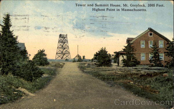 Tower And Summit House, Mt. Greylock Adams Massachusetts