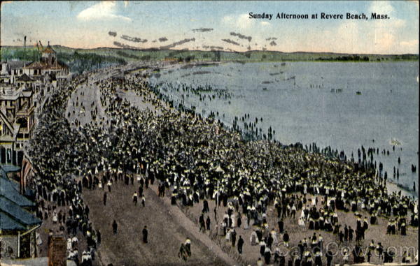 Sunday Afternoon At Revere Beach Massachusetts