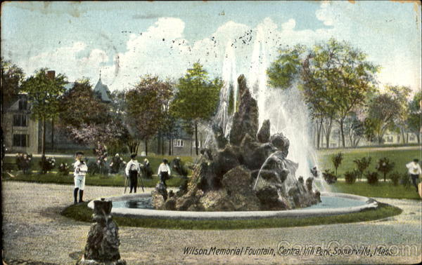 Wilson Memorial Fountain, Central Hill Park Somerville Massachusetts