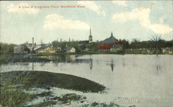 A View Of Kingmans Pond Mansfield Massachusetts
