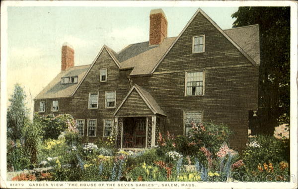 Garden View ?The House Of The Seven Cables? Salem Massachusetts