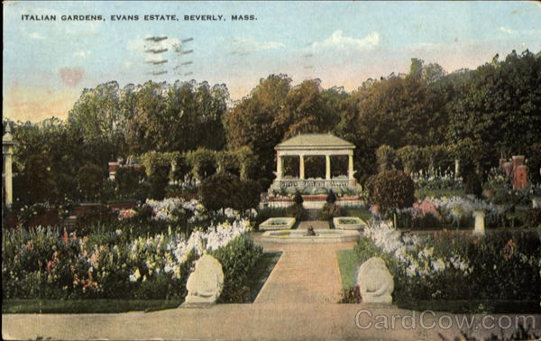 Italian Gardens, Evans Estate Beverly Massachusetts