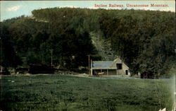 Incline Railway Uncanoonuc Mountain Postcard