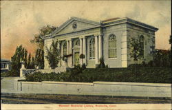 Maxwell Memorial Library Rockville, CT Postcard Postcard