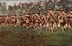 Life In Our Army Postcard