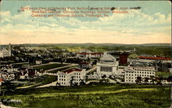 Bird's Eye View Of Schenley Park Section Postcard