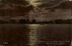 Moonlight On Connecticut River Postcard