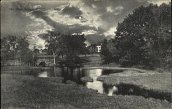 The Prost Bridge Framingham, MA Postcard Postcard