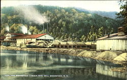 The Woodstock Lumber Co's Mill New Hampshire Postcard Postcard