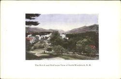 The Notch And Bird's Eye View Of North Woodstock Postcard