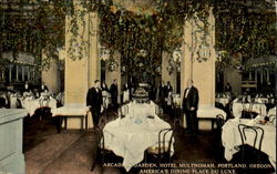 Arcadian Garden Hotel Multnomah Portland, OR Postcard Postcard