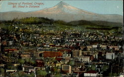 Glimpse Of Portland Postcard