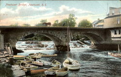 Pawtuxet Bridge Rhode Island Postcard Postcard