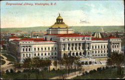 Congressional Library Postcard