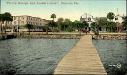 Prince George And Austin Hotels Postcard