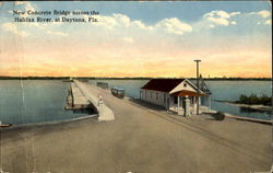 New Concrete Bridge Across The Halifax River Postcard