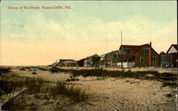 Group Of Buildings Pass-a-Grille Beach, FL Postcard Postcard