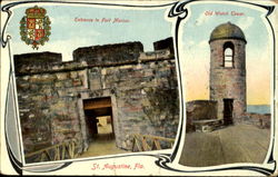 Entrance To Fort Marion Postcard