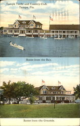 Tampa Yacht And Country Club Florida Postcard Postcard