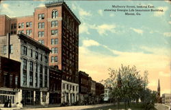 Mulberry Street Looking East Postcard