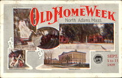 Old Home Week North Adams, MA Postcard Postcard