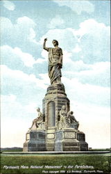 National Monument To The Forefathers Plymouth, MA Postcard Postcard