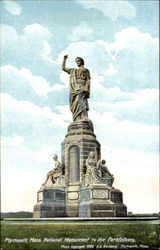 National Monument To The Forefathers Postcard