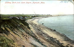 Looking North From Hotel Pilgrim Postcard
