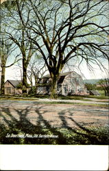 Old Bartlett House South Deerfield, MA Postcard Postcard