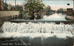 The Dam At Stevens Mill Postcard