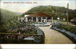 Restaurant, Mountain Park Holyoke, MA Postcard Postcard