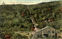 Railroad Up Mt. Tom Postcard