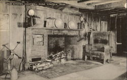 Old Kitchen Hartwell Farm Postcard