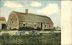 Cap. Ira Richardson's House Mansfield, MA Postcard Postcard