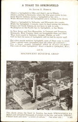 Springfield's Classic Municipal Buildings Postcard