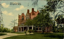 Wesson Mansion Postcard
