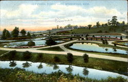 Lily Ponds, Forest Park Postcard