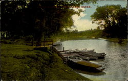 Scene Near Springfield Postcard