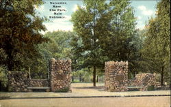 Elm Park, Main Entrance Postcard