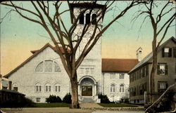 Central Methodist Church Brockton, MA Postcard Postcard