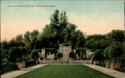Laez Anderson Garden Brookline, MA Postcard Postcard