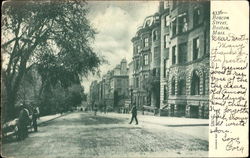 Beacon Street Boston, MA Postcard Postcard