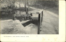 The Waterfall, Camp Ground Postcard