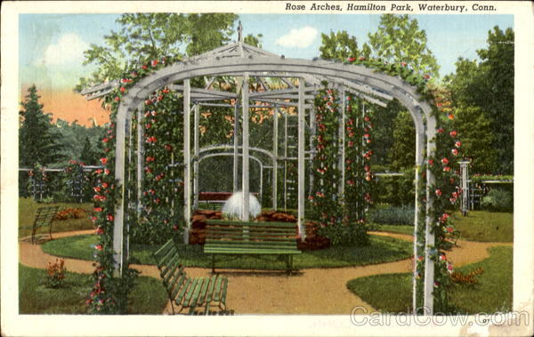 Rose Arches, Hamilton Park Waterbury Connecticut