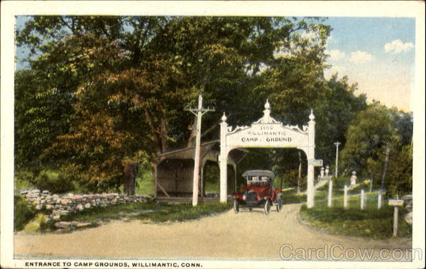 Entrance To Camp Grounds Willimantic Connecticut